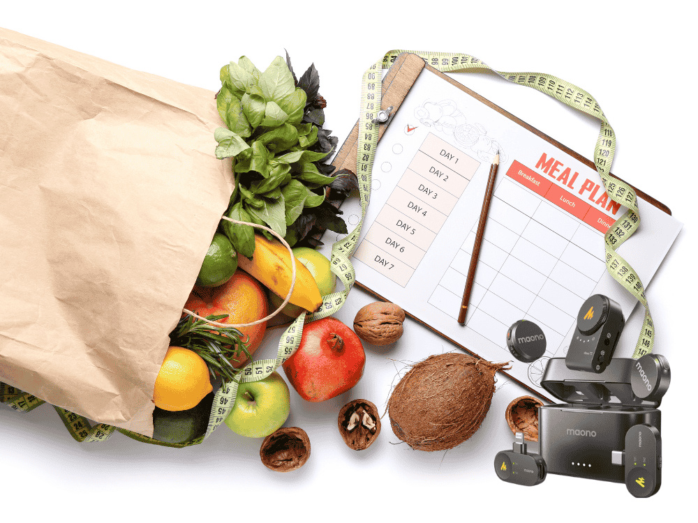 Meal Planning & Smart Grocery Shopping with Wireless Microphone Tips