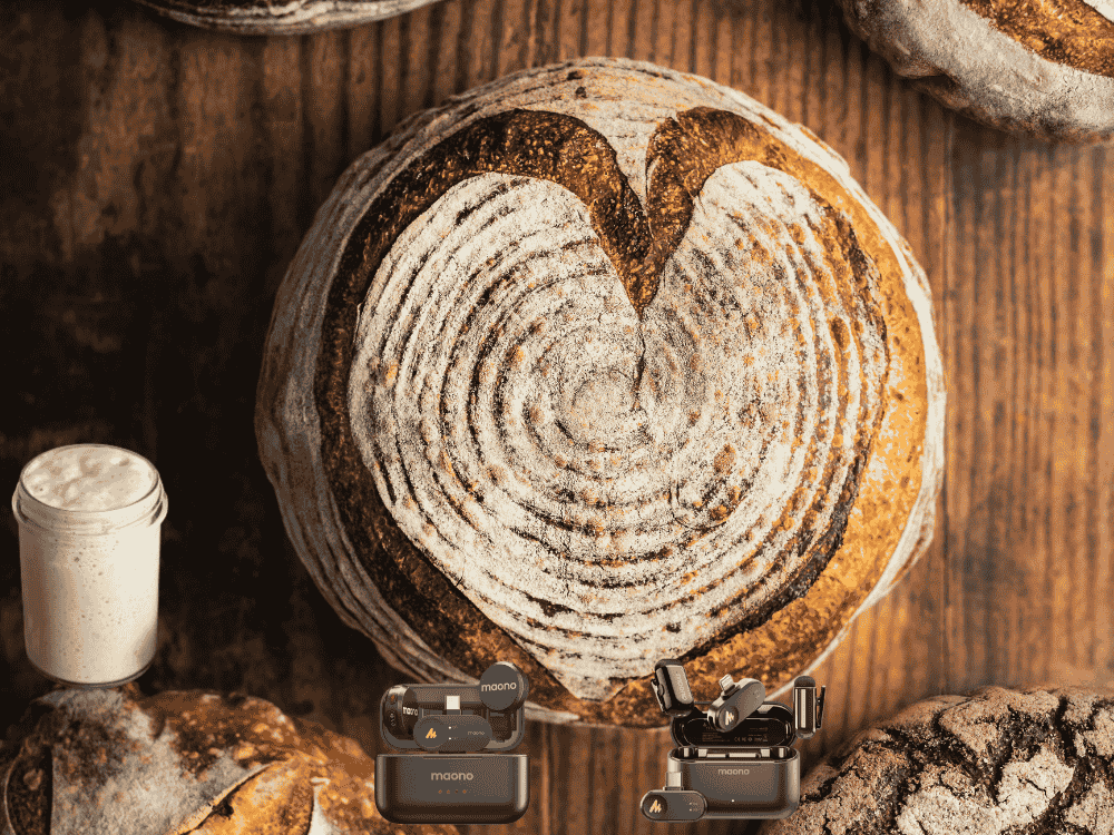 Homemade Sourdough & Wireless Microphone Voiceover Guide for Creators