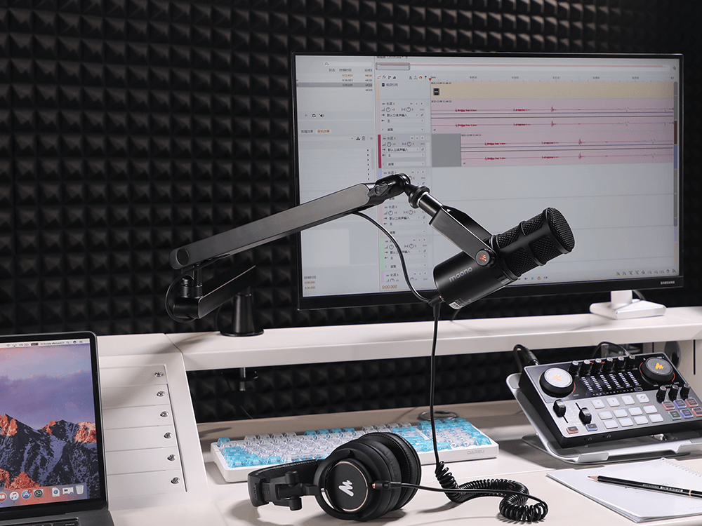 BA92 microphone boom arm best desktop mic stand