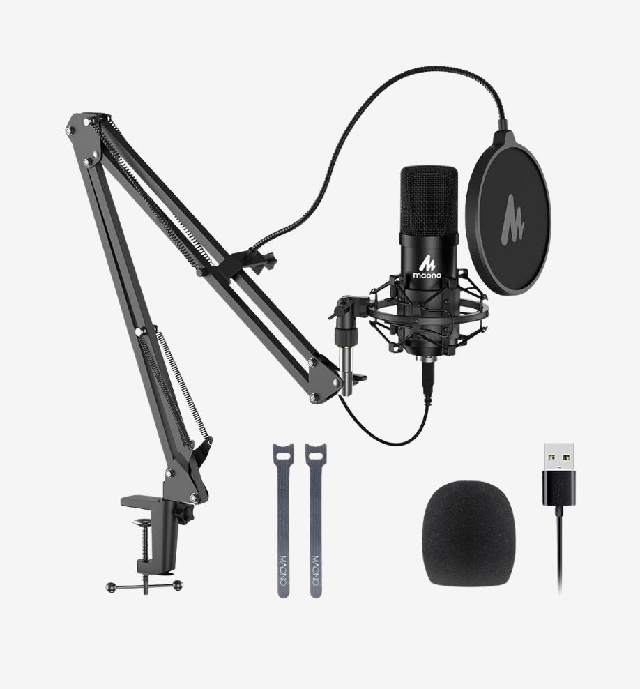 A04 USB microphone black