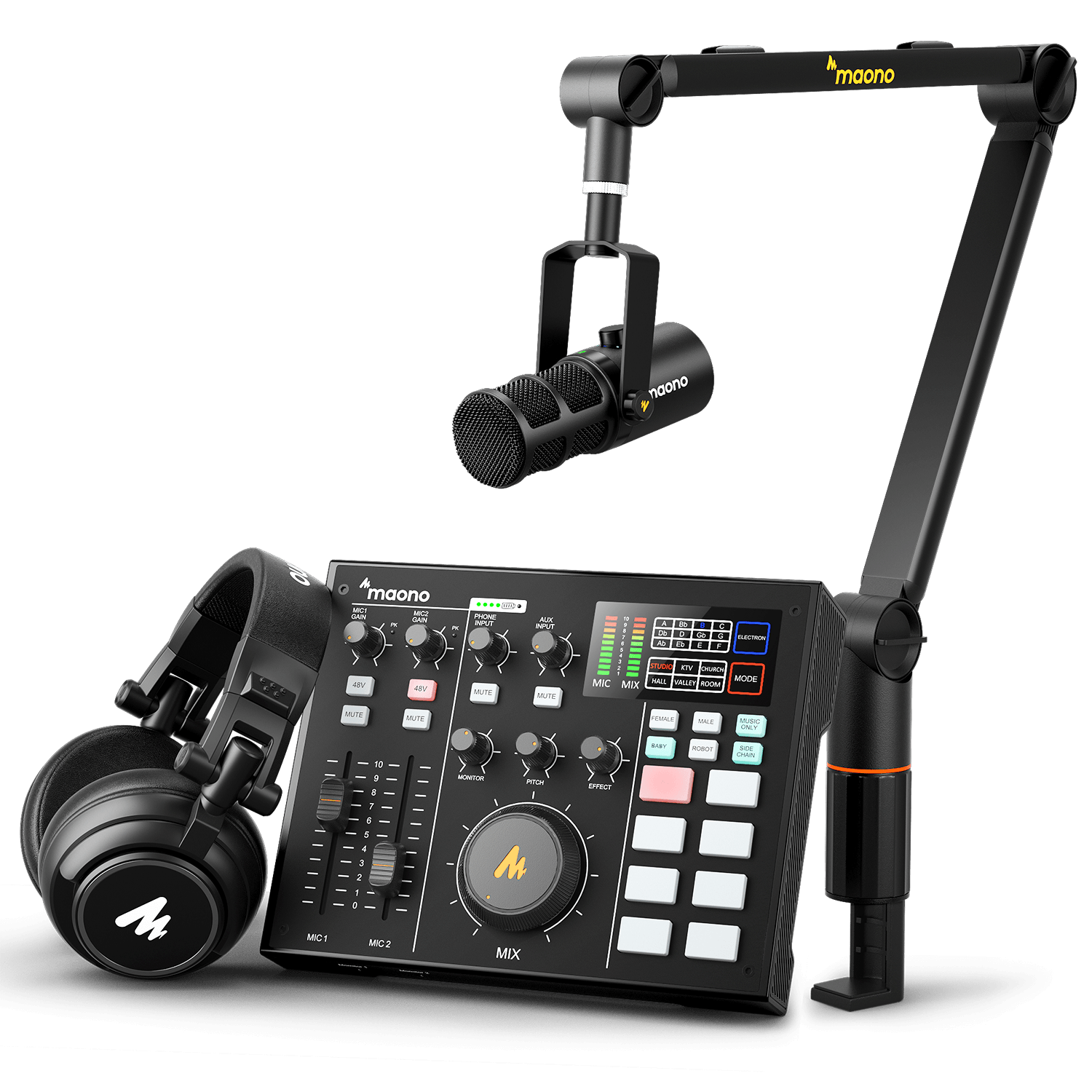 maono podcasting equipment bundle