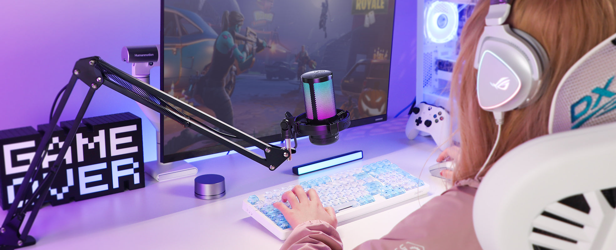 maono dgm20 Gaming RGB Microphone