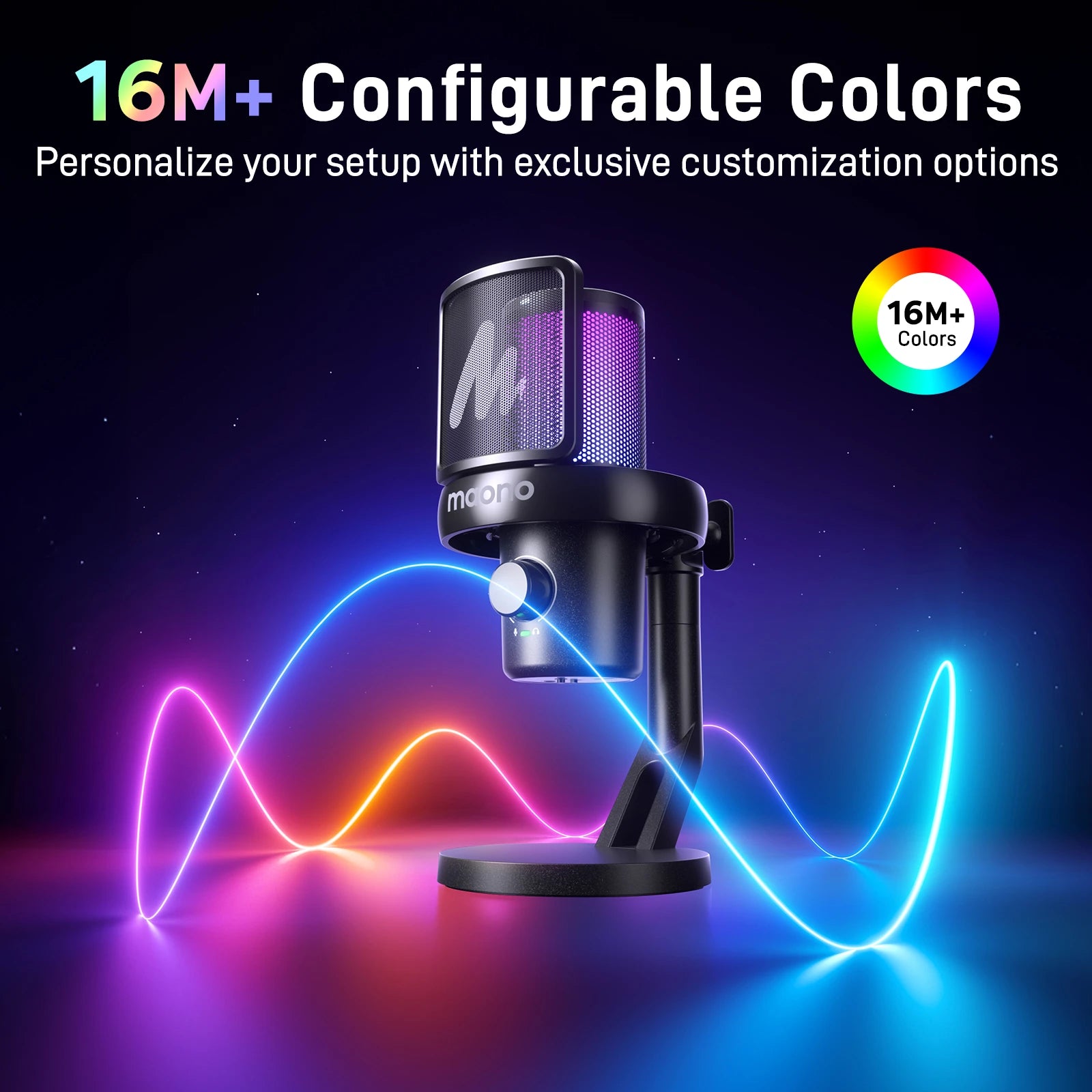 DM40 USB/Wireless Gaming Desktop Microphone