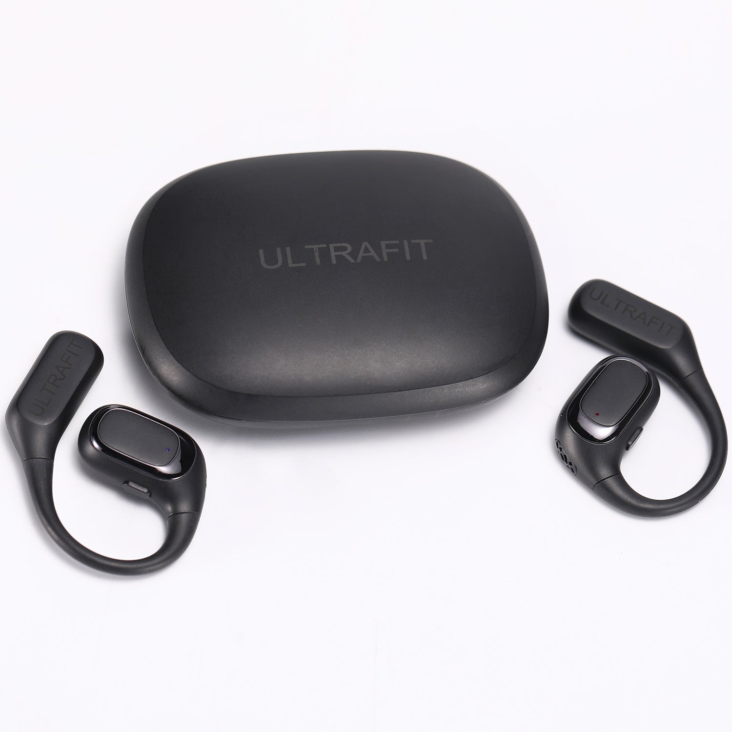 Ultrafit Wireless Earbuds Bluetooth 5.3 with Long Playtime, Crispy Stereo Sound| Sports Earphones for Workout/Running/Gym (Black)