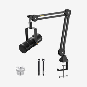 MAONO PD400X USB/XLR Dynamic Microphone with Boom Arm