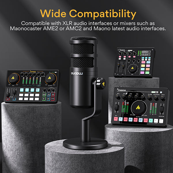 MAONO PD100 Podcast Dynamic XLR Microphone_430 × 230-07