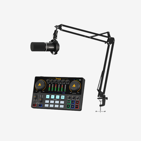 Maono PD200X audio production studio black_600-600