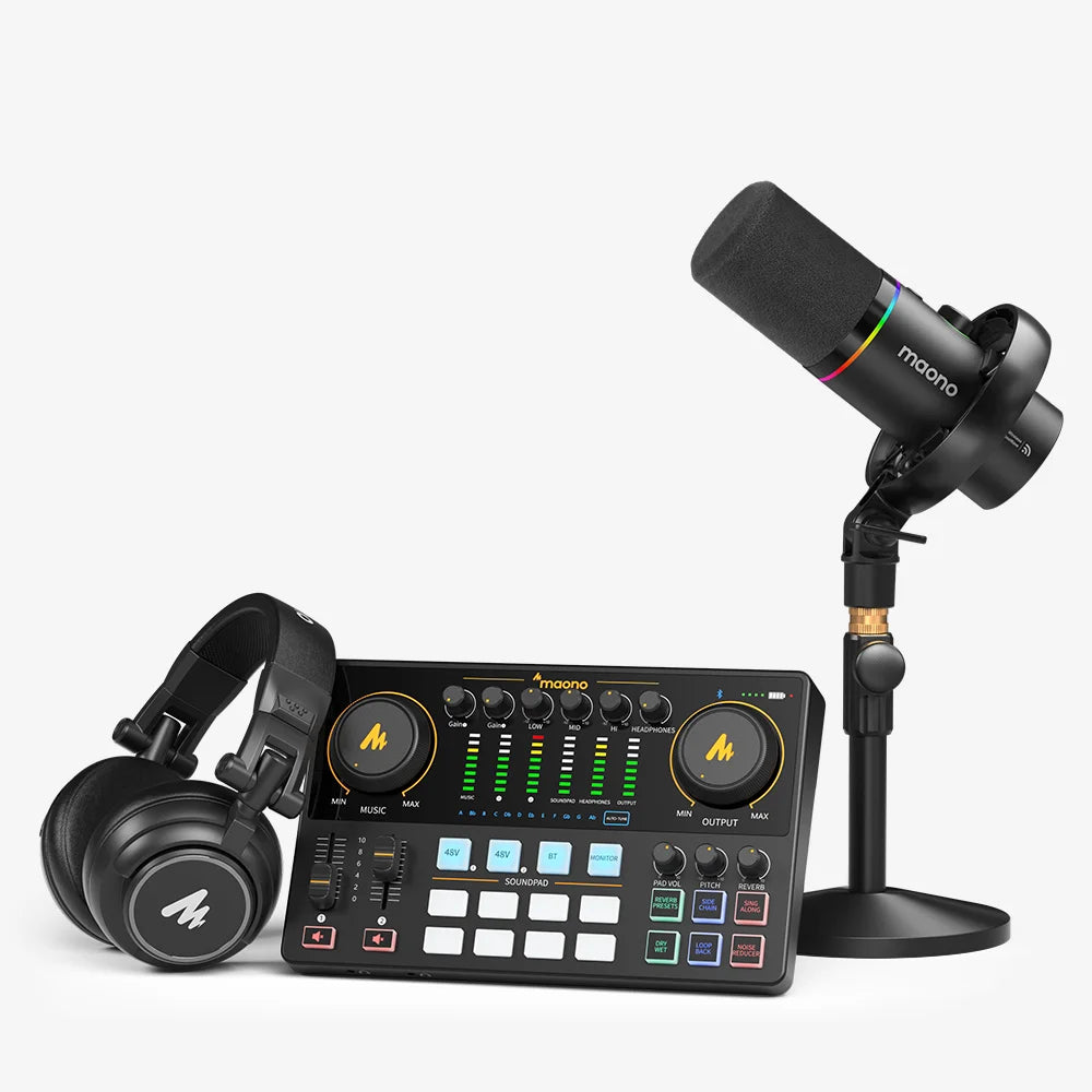 New Launch | PD200W Hybrid Podcasting Equipment Bundle | Maono