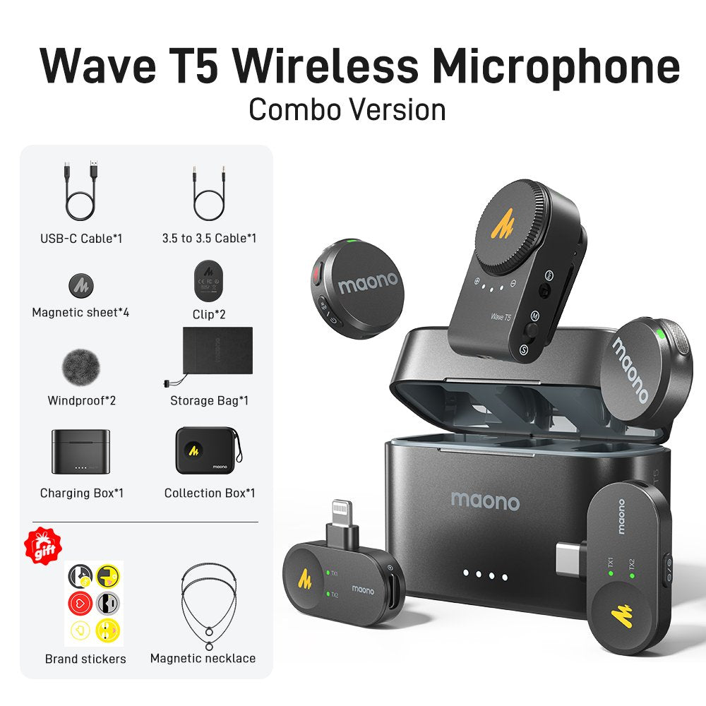 Maono T5 Wireless Microphone