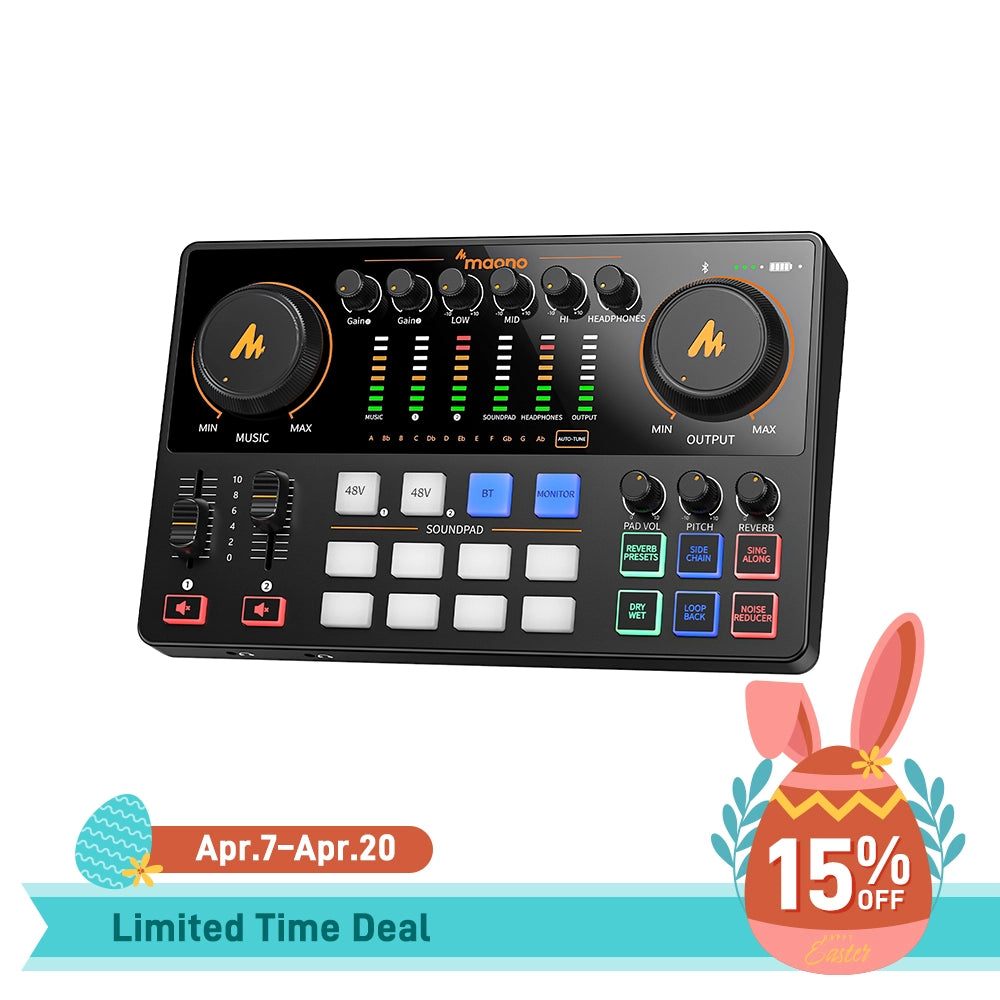 MAONOCASTER AME2 Audio-Interface und Podcast-Ausrüstung