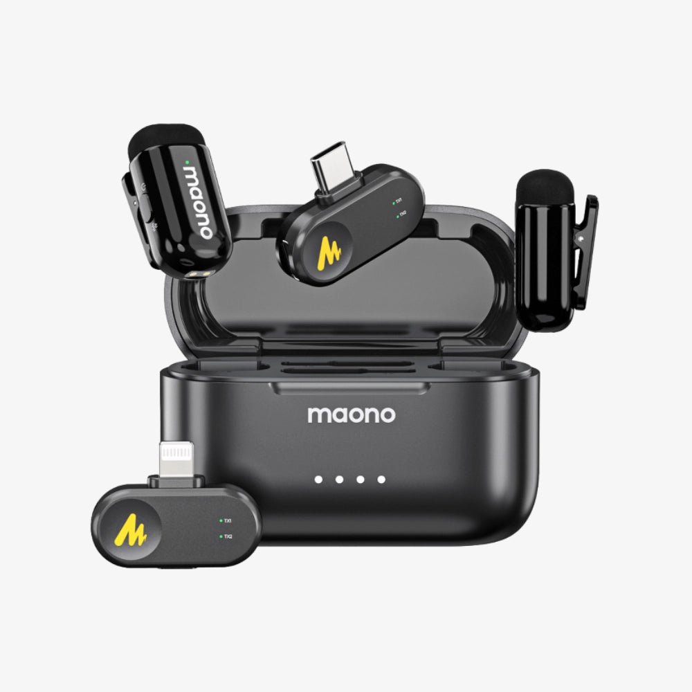MAONO T1 mini Pro Wireless Lavalier Microphone