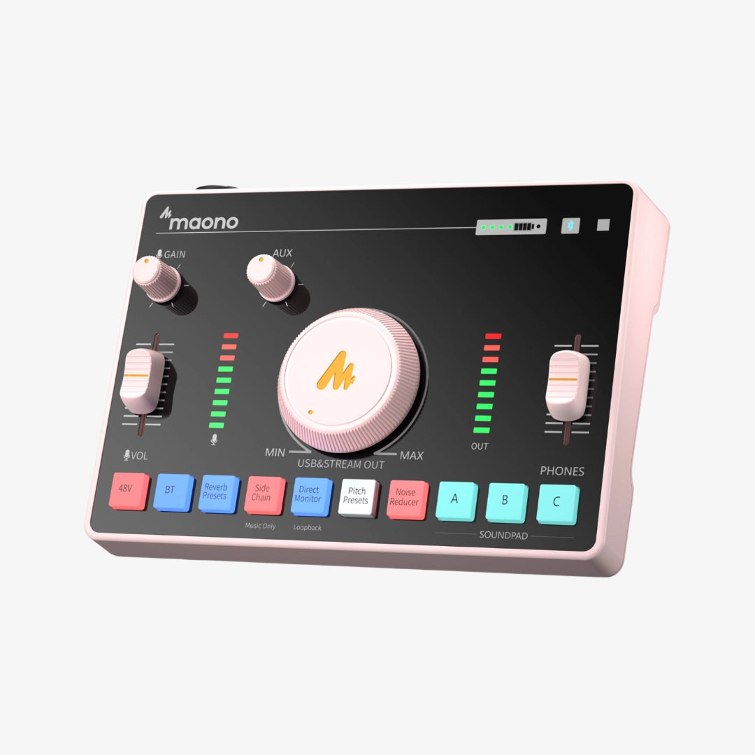 AMC2 NEO One-Stop-Streaming-Audiomixer und Soundkarte