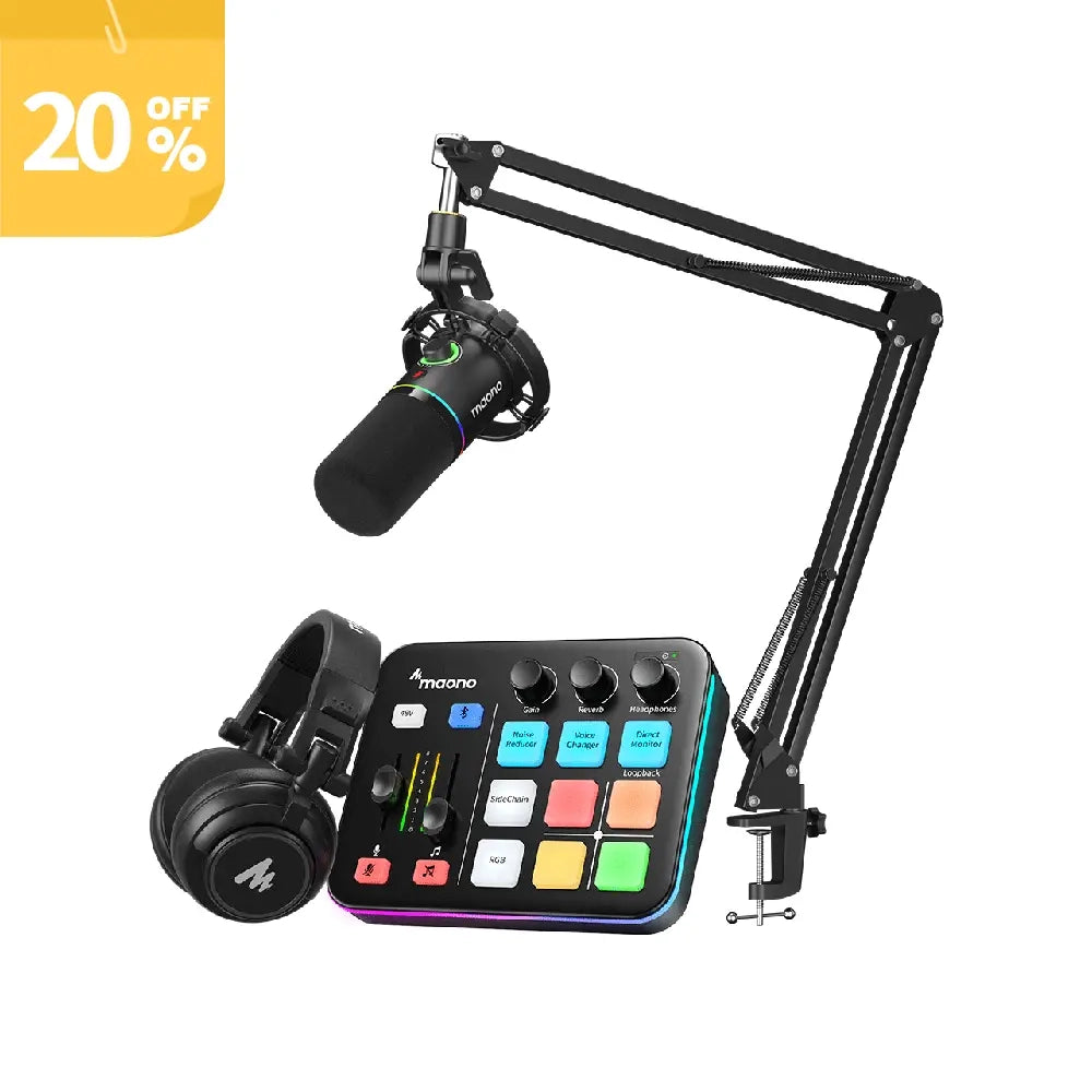 maono PD200X SERIES マイクセット Maono PD200XS & G1 NEO Game Streaming Mic Bundle For Starters