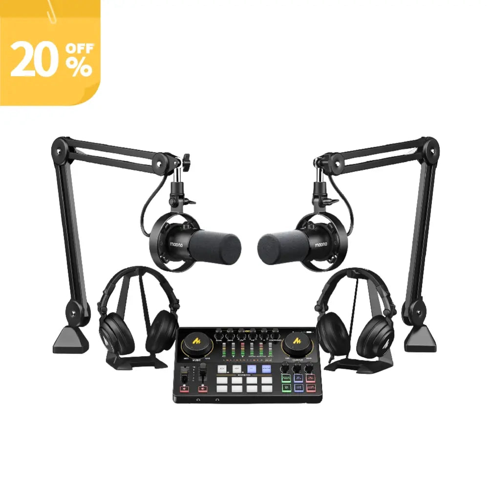 Two People Podcast Equipment Bundle