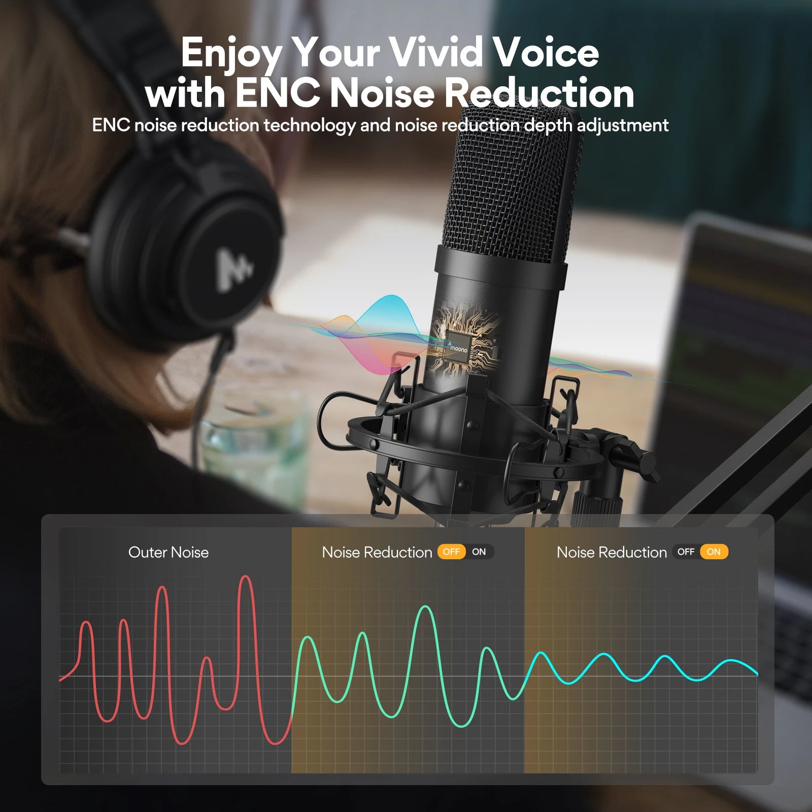 MAONO AU-A04 USB Microphone for Podcast ( US Clearance Only)