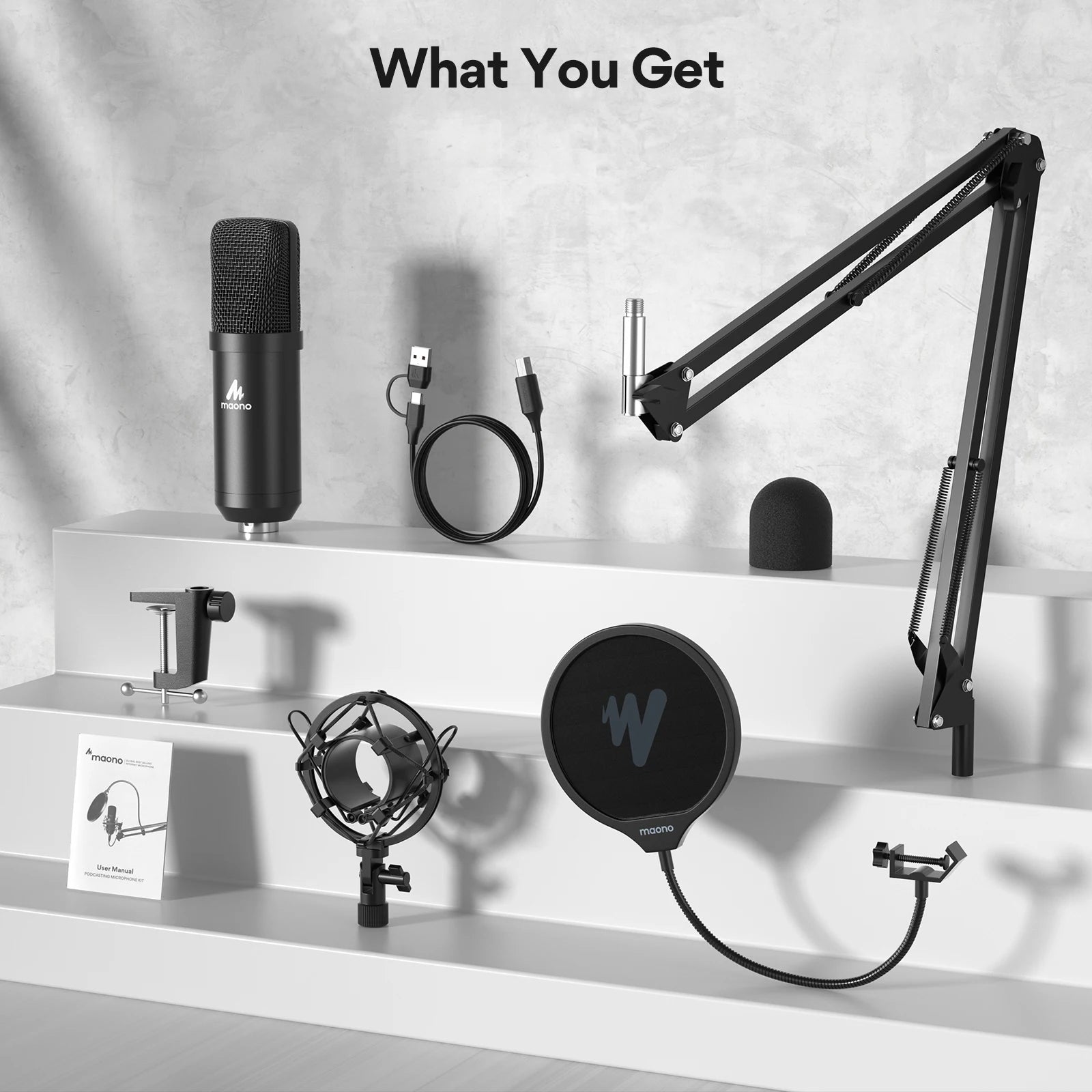MAONO AU-A04 USB Microphone for Podcast ( US Clearance Only)