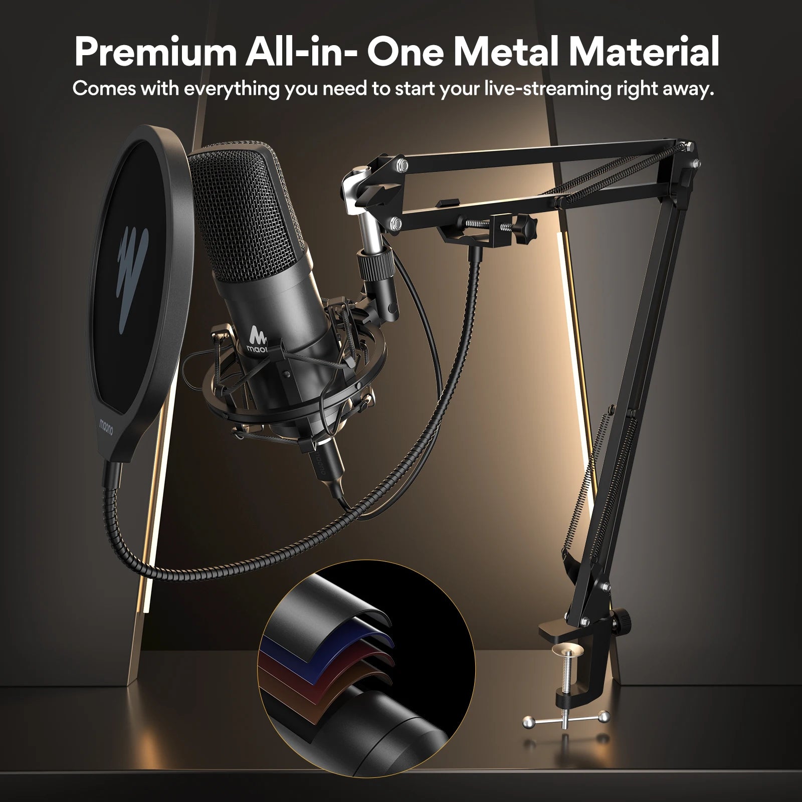 MAONO AU-A04 USB Microphone for Podcast ( US Clearance Only)