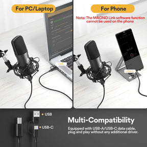 MAONO AU-A04 USB Microphone for Podcast ( US Clearance Only)