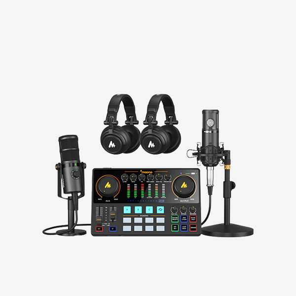 two people podcasting audio production studio 600 × 600 01