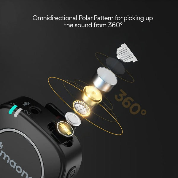 MAONO Wireless Microphone For Youtube