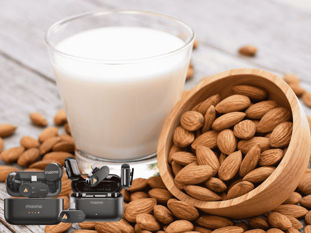 Make Almond Milk at Home & Record Voice-Overs Like a Pro with a Wireless Microphone