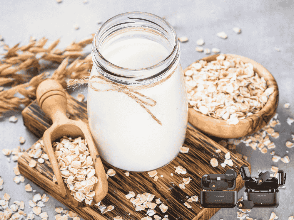 Make Oat Milk & Vlog with a Wireless Microphone Setup Like a Pro