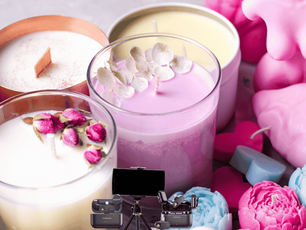 How to Start Candle Making & Vlogging with a Wireless Microphone