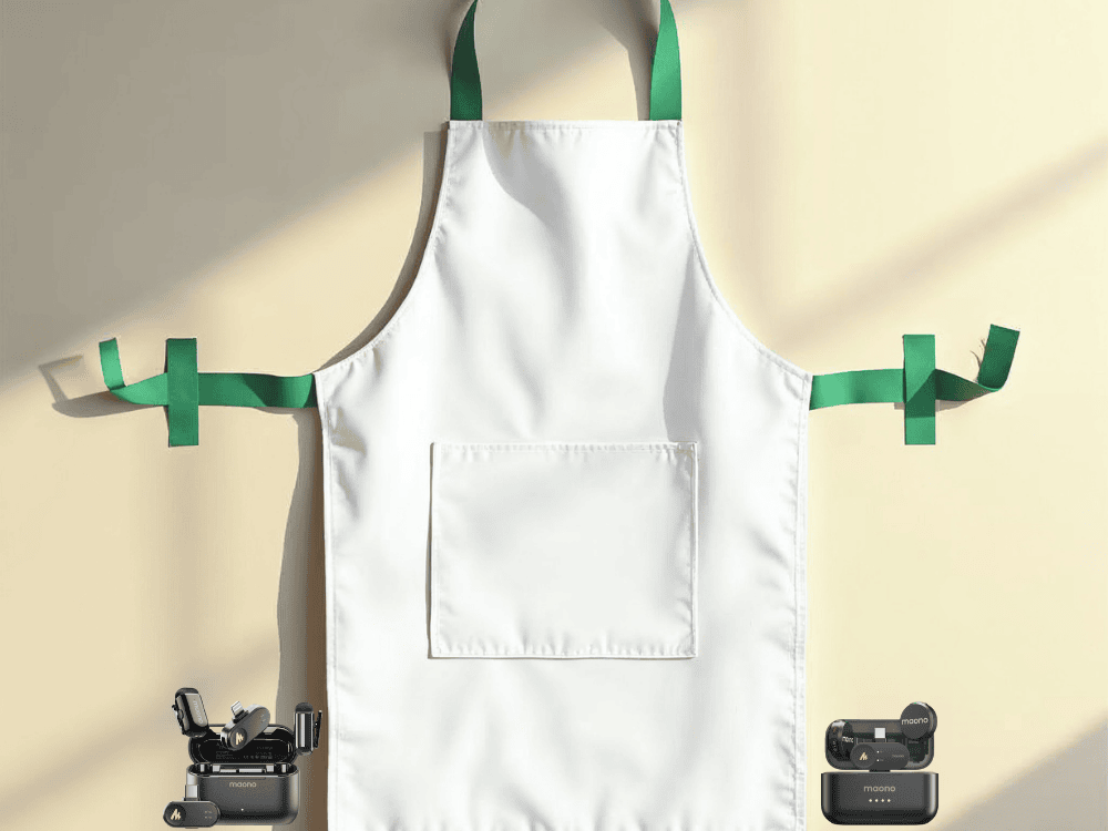 Apron Painting Tips + Wireless Microphone Guide for Voice Over