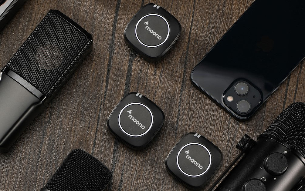 Maono Releases the Compact 2-Person Wireless Mic--WM820-A2
