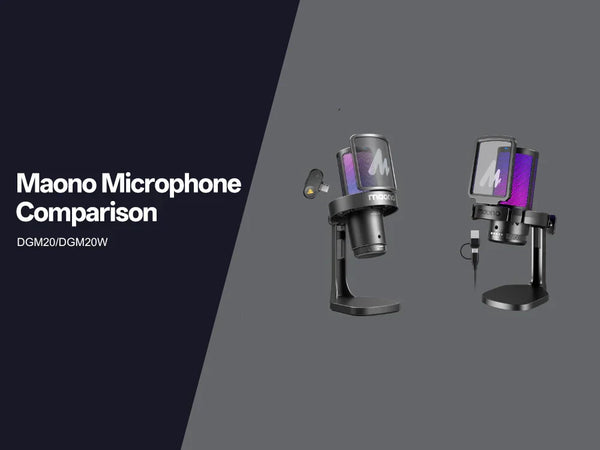Maono DGM20 vs DGM20W: Which Gaming Mic Is Worth It in 2026?