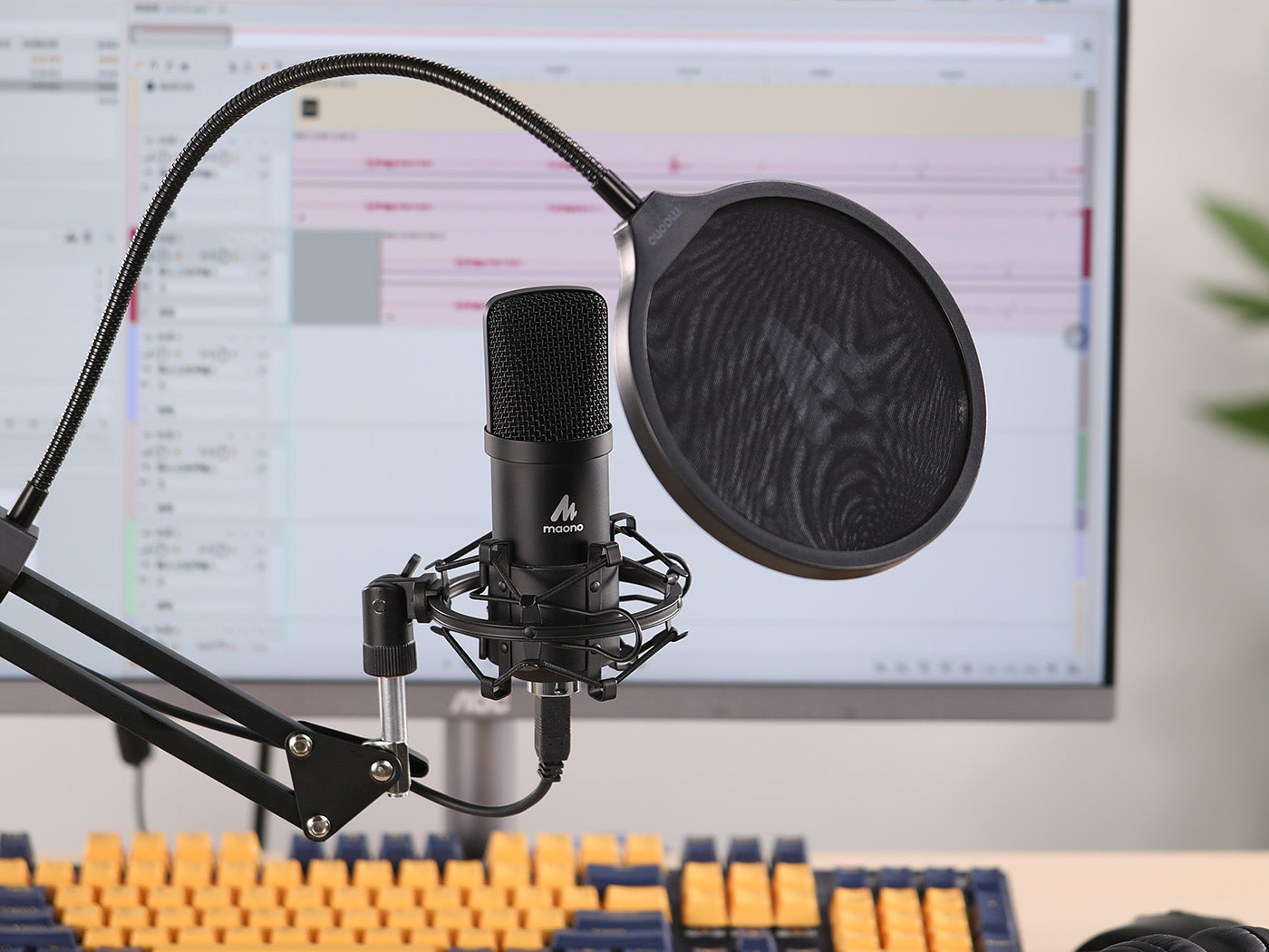 USB desktop studio microphone