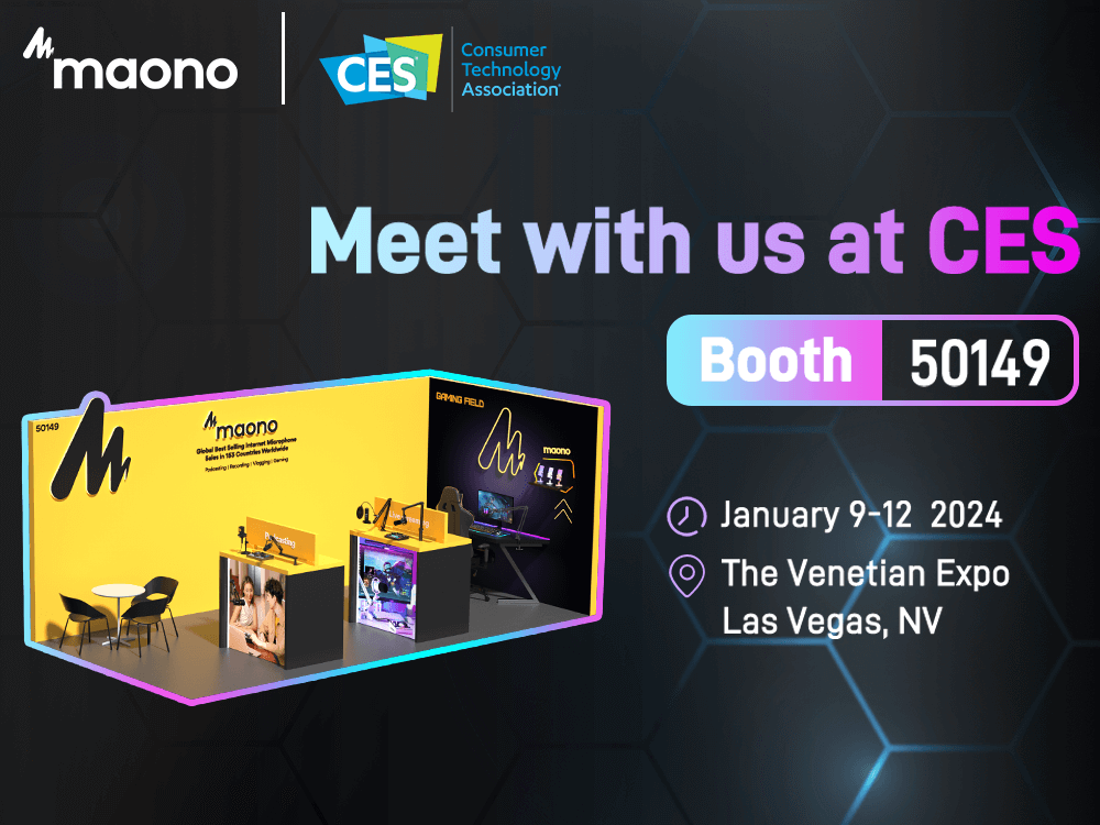 Maono shows up at CES Exhibition