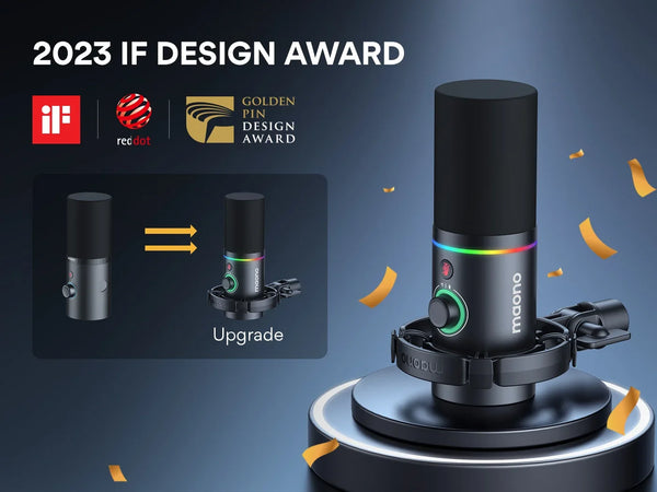 Maono Audio Microphones Win IF and Reddot Design Award 2023