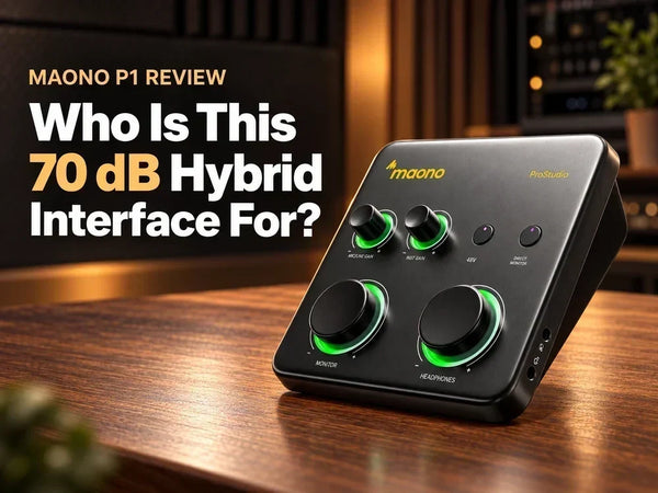MAONO P1 Review: Who Is This 70 dB Hybrid Interface For?