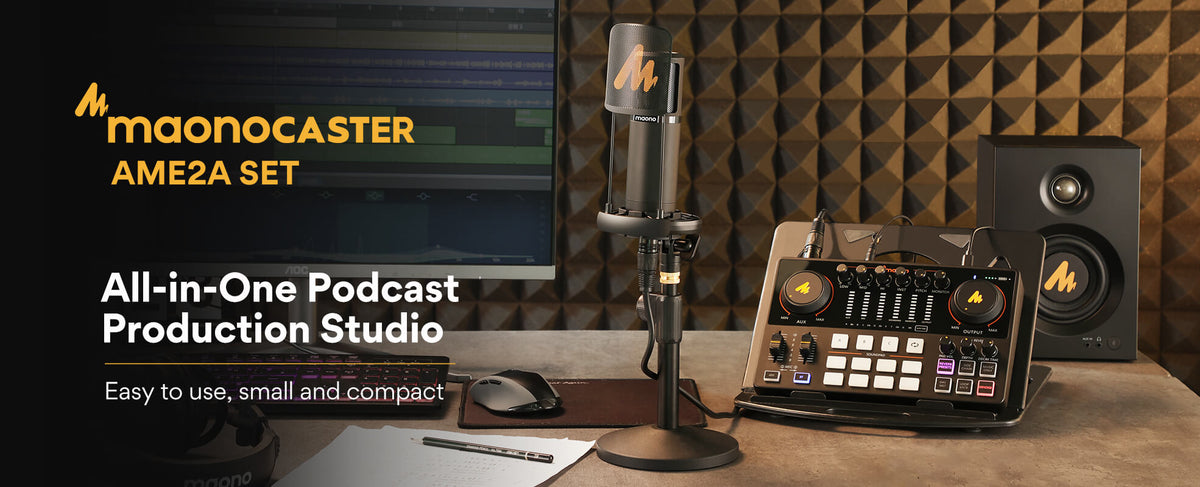 Manocaster Interface Maonocaster AME2 Audio Interface & Podcast Equipment | MAONO
