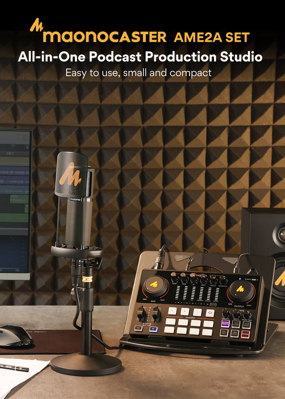 Maonocaster AME2 Integrated Audio Production Studio | MAONO