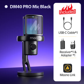 DM40 USB/Wireless Gaming Desktop Microphone