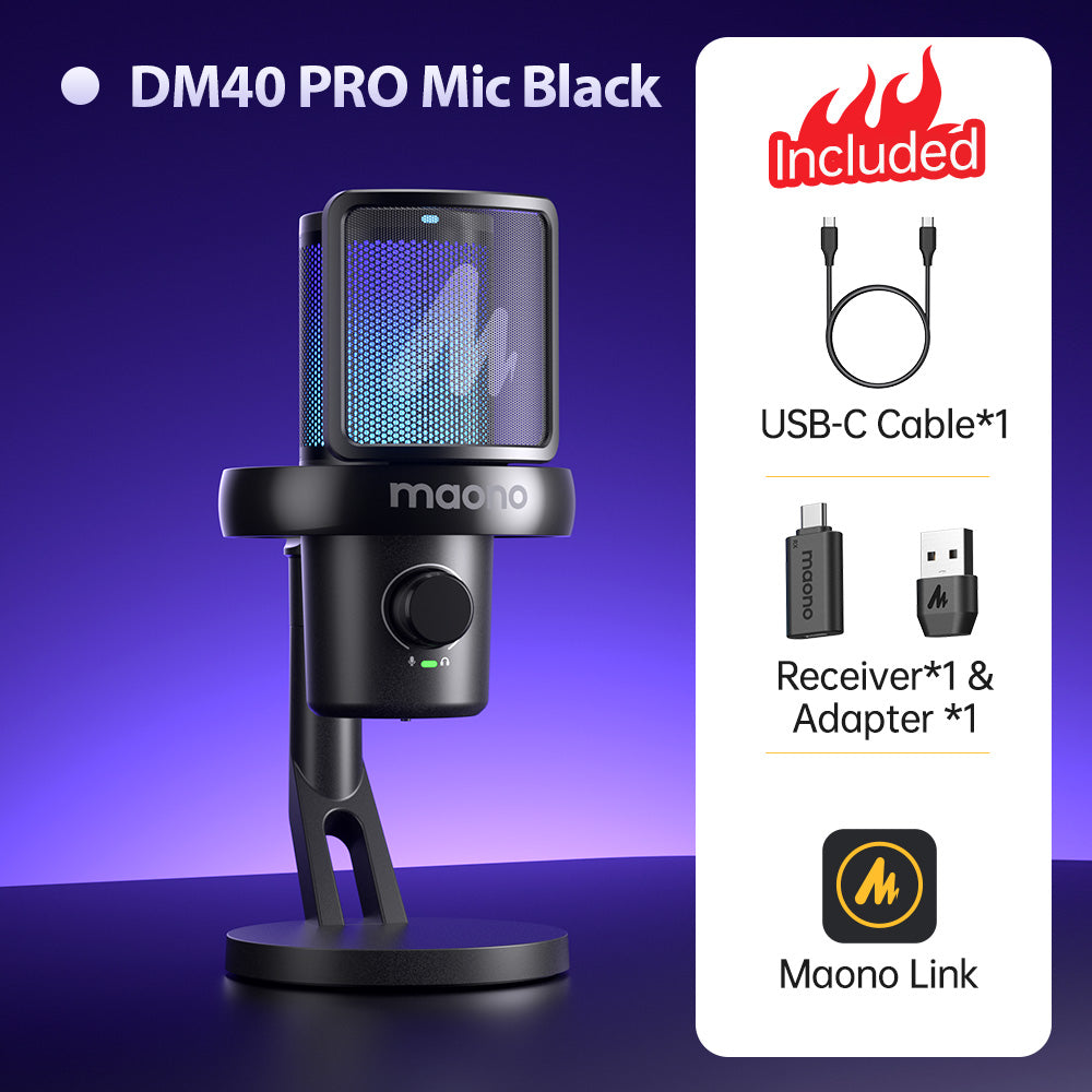 DM40 USB/Wireless Gaming Desktop Microphone