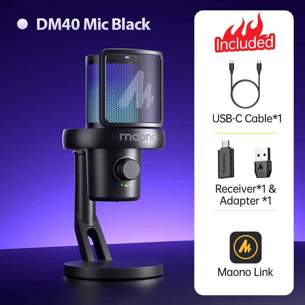 DM40 USB/Wireless Gaming Desktop Microphone