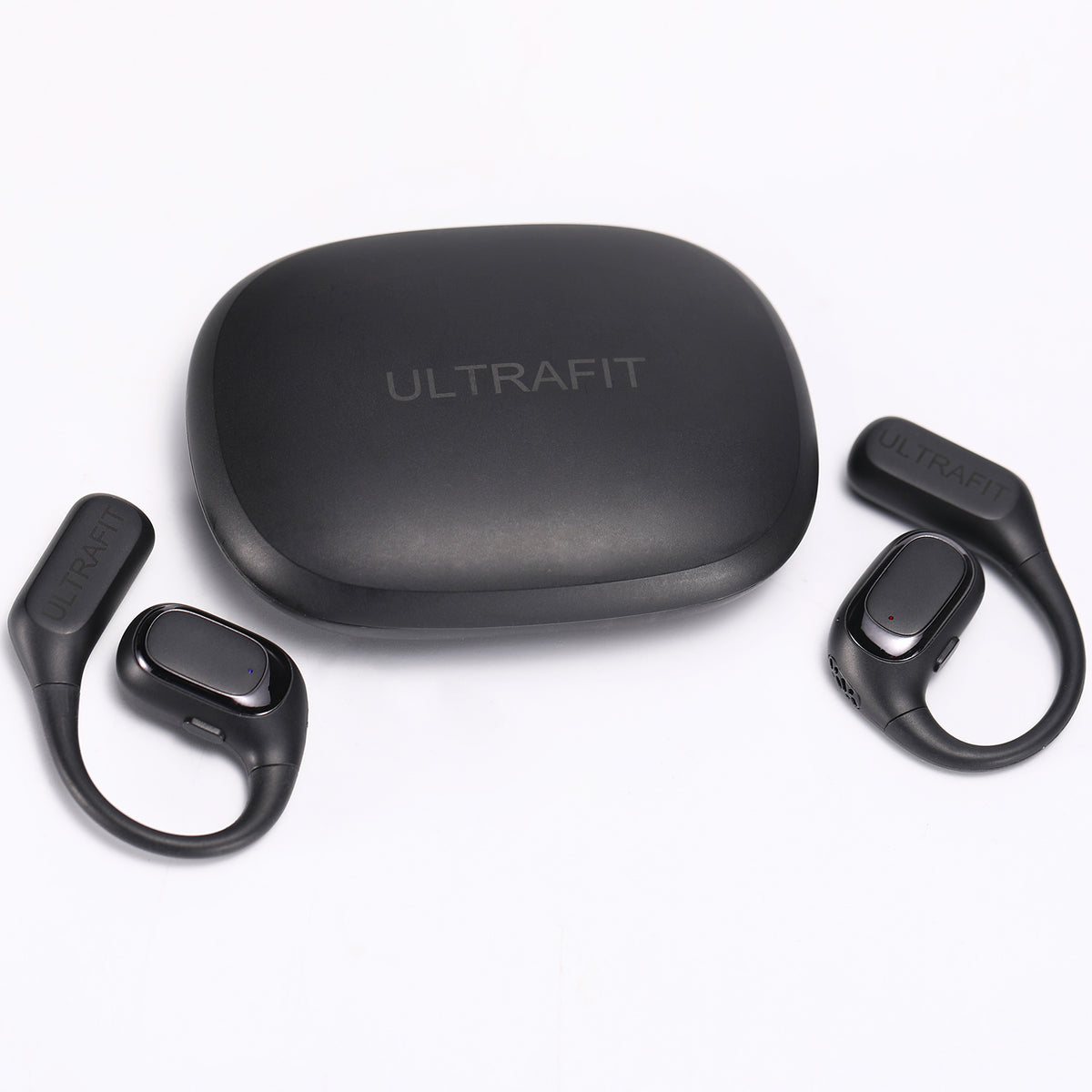 Ultrafit Wireless Earbuds Bluetooth 5.3 with Long Playtime, Crispy Stereo Sound| Sports Earphones for Workout/Running/Gym (Black)