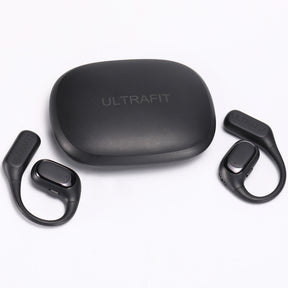 Ultrafit Wireless Earbuds Bluetooth 5.3 with Long Playtime, Crispy Stereo Sound| Sports Earphones for Workout/Running/Gym (Black)