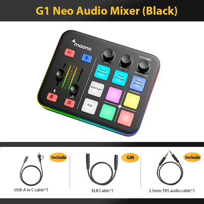 Mezclador e interfaz de audio Maonocaster G1 NEO