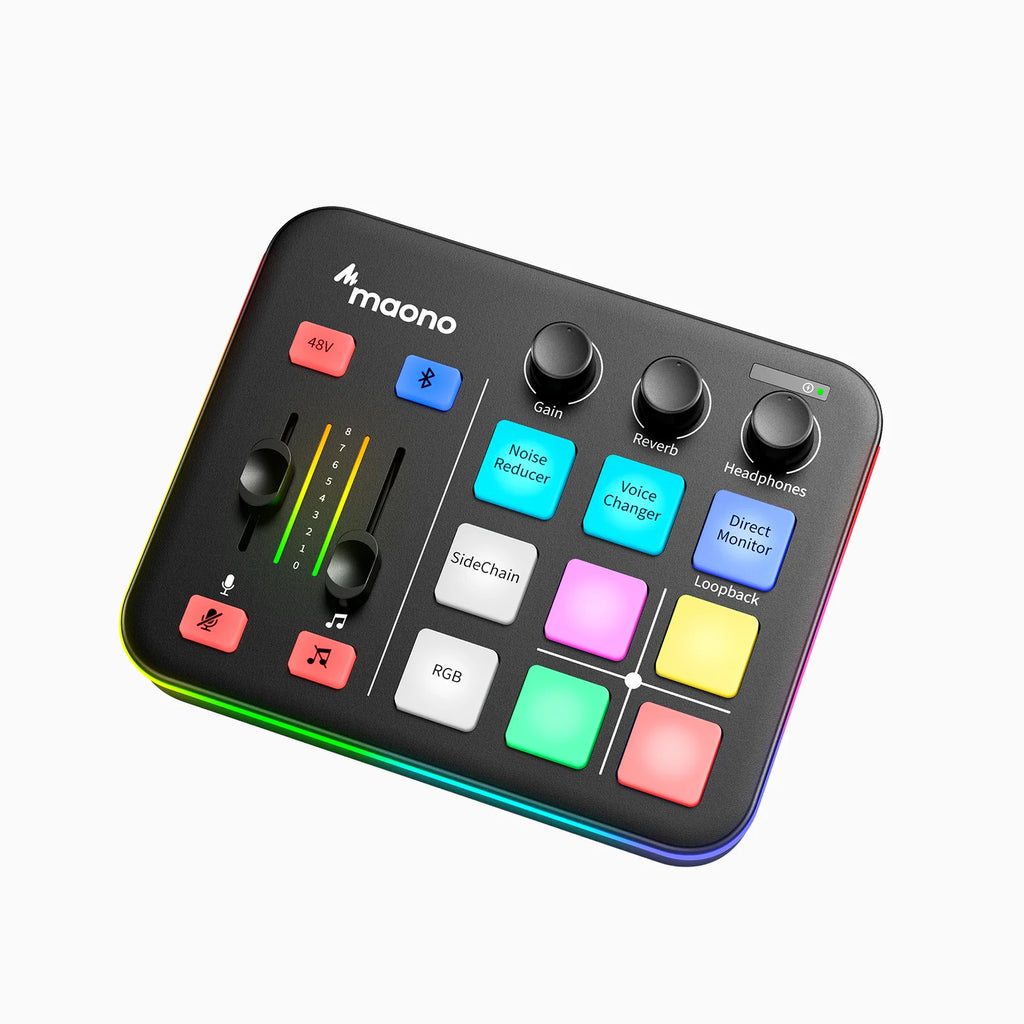 【本日限定価格】maono Caster G1 Neo G1_NEO_Audio_mixer_black_3de36