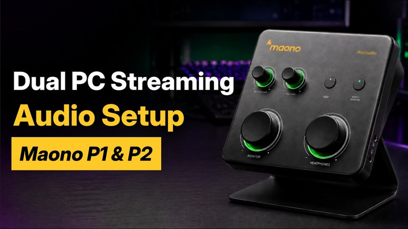 MAONO P1 USB Hybrid Audio Interface | Maono