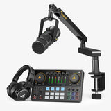 MAONO PD400X USB/XLR Dynamic Microphone with Boom Arm