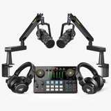 MAONO PD400X USB/XLR Dynamic Microphone with Boom Arm