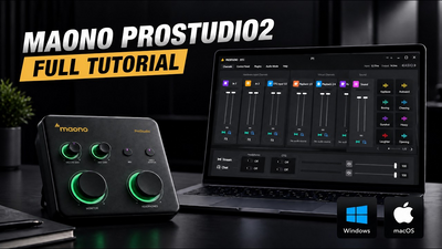 MAONO Pro Studio 2 Full Tutorial | Complete Setup Guide for P1 & P2