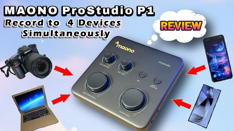 MAONO P1 USB Hybrid Audio Interface | Maono