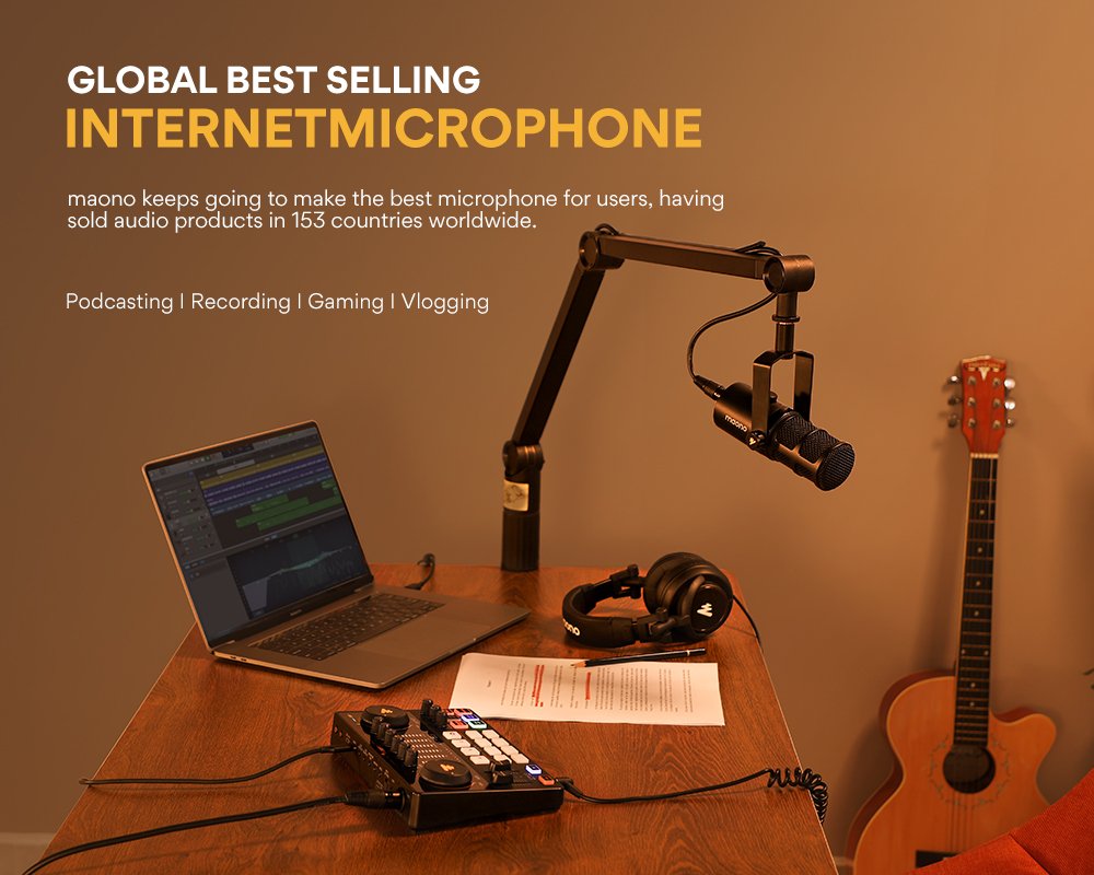Maono_best_selling_internet_microphone_brand