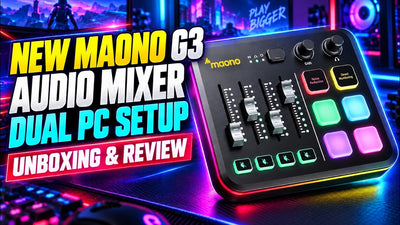 NEW MAONO G3 AUDIO MIXER UNBOXING & REVIEW | THE MIXER EVERYONE NEEDS!